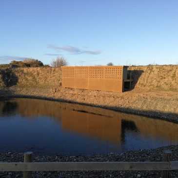 Creating a new home for Sand Martins at the Manx BirdLife Point of Ayre National Reserve.